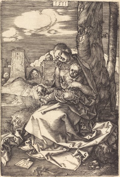 La Vergine e il Bambino con la pera da Albrecht Dürer