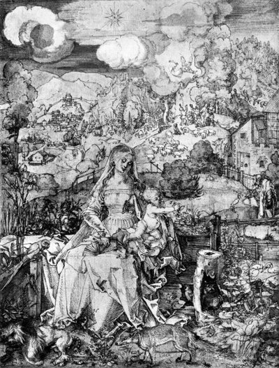 La Vergine e molti animali da Albrecht Dürer