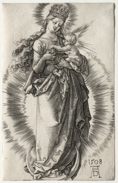 La Vergine con una corona stellata da Albrecht Dürer