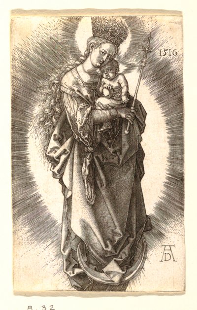 La Vergine con la Corona di Stelle da Albrecht Dürer