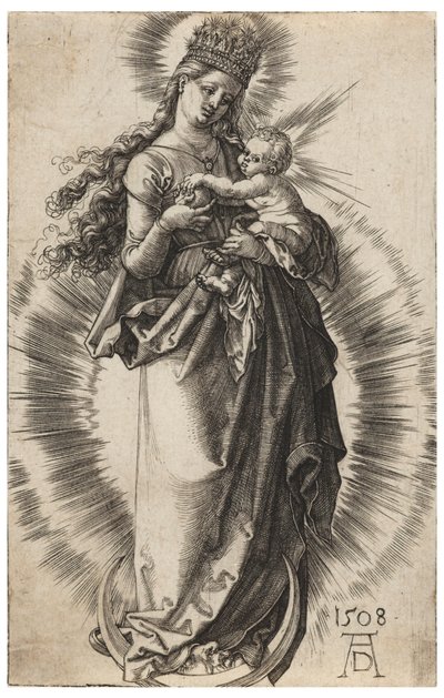 La Vergine con la Corona Stellata da Albrecht Dürer