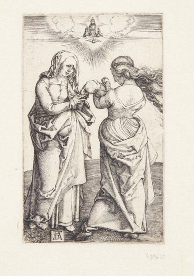 La Vergine con il Cristo bambino e Sant