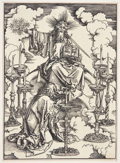 La visione dei sette candelabri da Albrecht Dürer