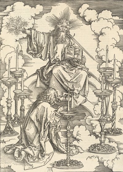 La Visione dei Sette Candelabri, 1498 da Albrecht Dürer