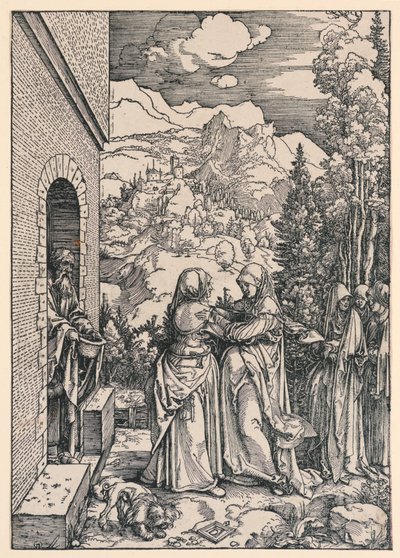 La Visitazione, dalla Serie La Vita della Vergine da Albrecht Dürer