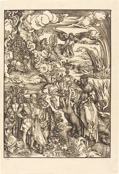 La prostituta di Babilonia da Albrecht Dürer