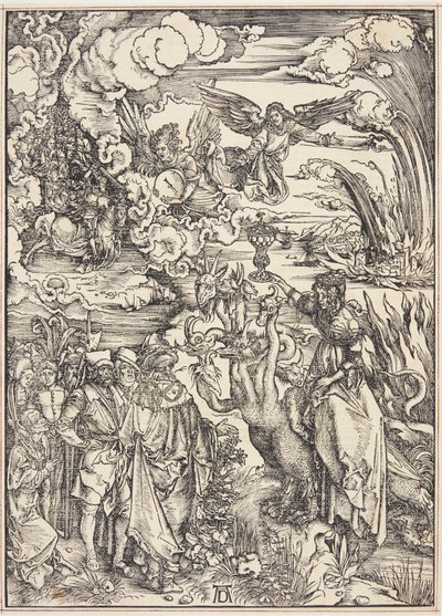 La prostituta di Babilonia da Albrecht Dürer