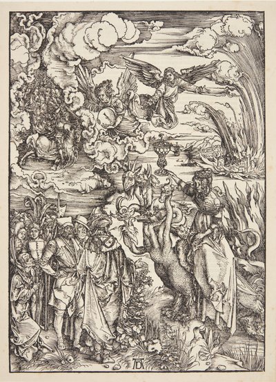 La prostituta di Babilonia da Albrecht Dürer