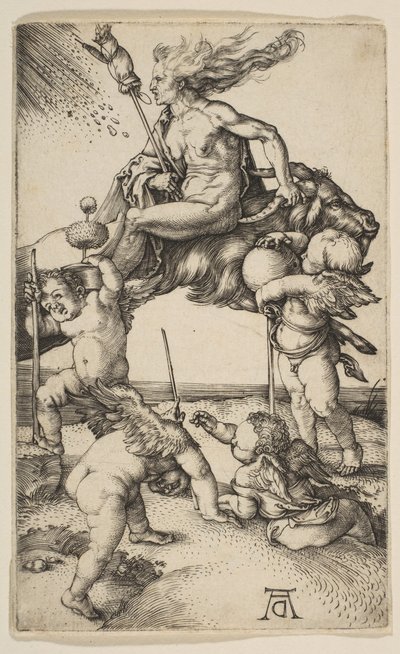 La strega, ca. 1500 da Albrecht Dürer
