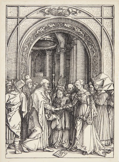 Il fidanzamento della Vergine da Albrecht Dürer