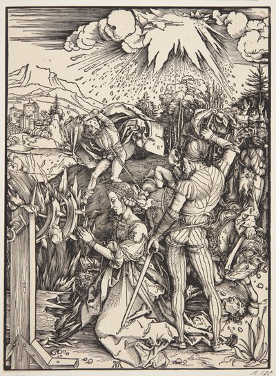 Il martirio di Santa Caterina da Albrecht Dürer