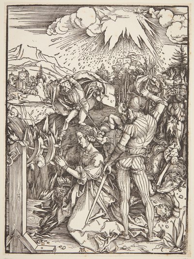 Il martirio di Santa Caterina da Albrecht Dürer