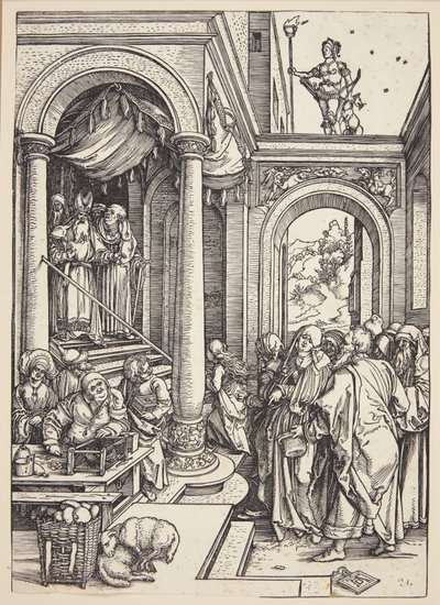 La presentazione della Vergine al tempio da Albrecht Dürer