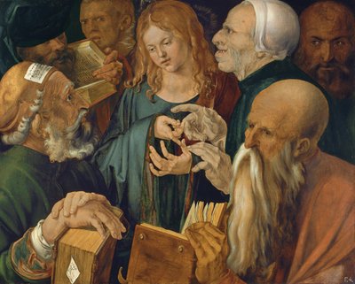 Gesù dodicenne tra i dottori della legge da Albrecht Dürer