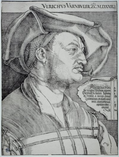 Ulrich Varnbüler (Bartsch 155) da Albrecht Dürer