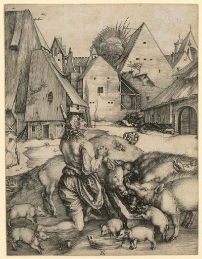 Il figliol prodigo da Albrecht Dürer
