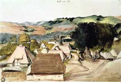 Veduta di Kachreuth, vicino a Norimberga, 1511 da Albrecht Dürer
