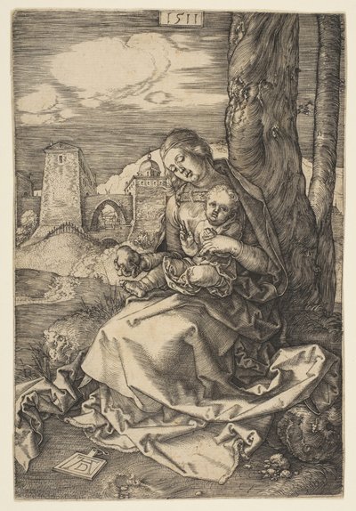 Vergine e Bambino con la pera da Albrecht Dürer