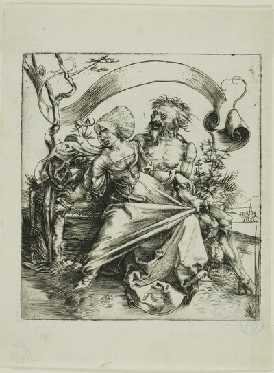 Giovane Donna Attaccata dalla Morte (Il Rapitore) da Albrecht Dürer