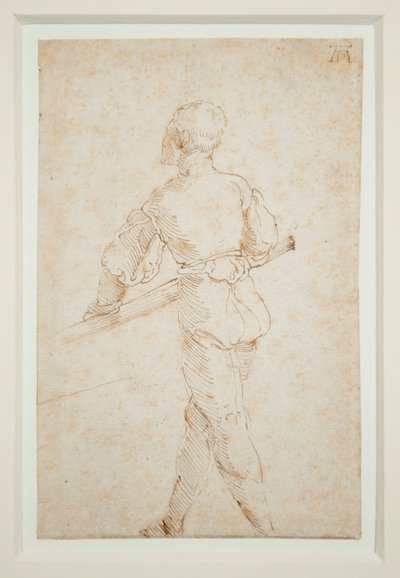 Un uomo con un remo da Albrecht Dürer
