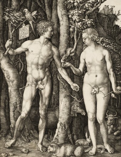 Adamo ed Eva da Albrecht Dürer