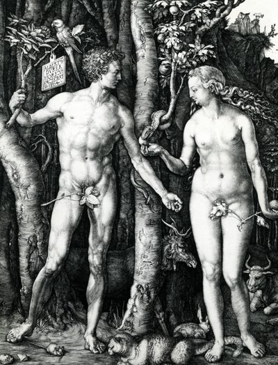 Adamo ed Eva da Albrecht Dürer