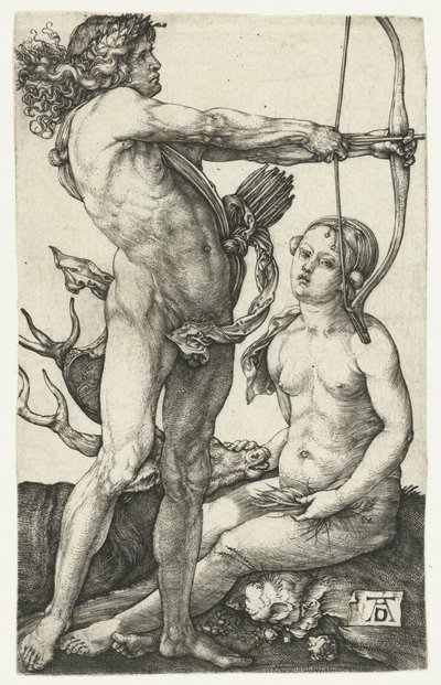 Apollo e Diana da Albrecht Dürer or Duerer
