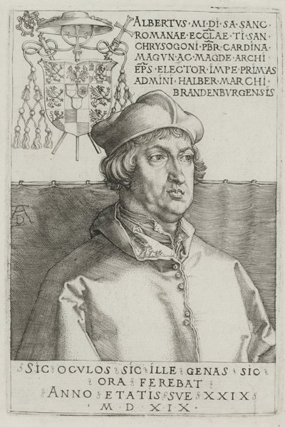 Cardinale Albrecht di Brandeburgo da Albrecht Dürer