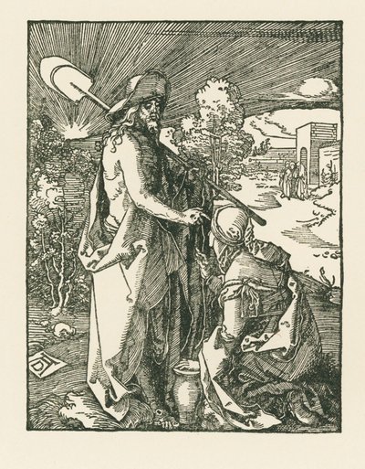 Cristo che appare a Maria Maddalena - Noli Me Tangere, 1510 circa (xilografia) da Albrecht Dürer or Duerer