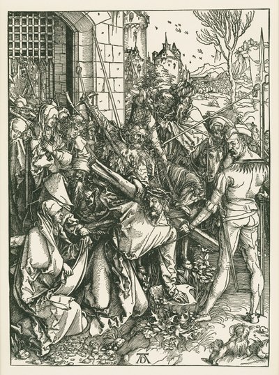 Cristo portacroce, 1498-99 circa (xilografia) da Albrecht Dürer or Duerer