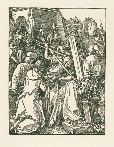Cristo che porta la croce da Albrecht Dürer or Duerer