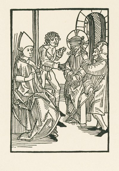 Cristo davanti a Caifa da Albrecht Dürer or Duerer