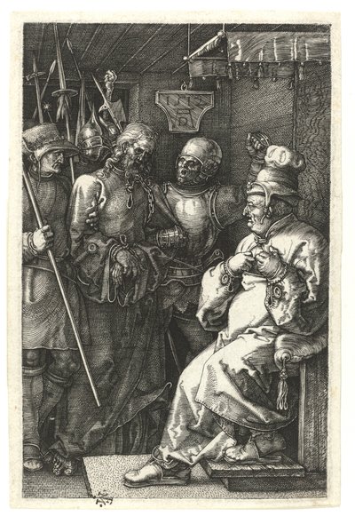Cristo davanti a Caifa. 1512 da Albrecht Dürer