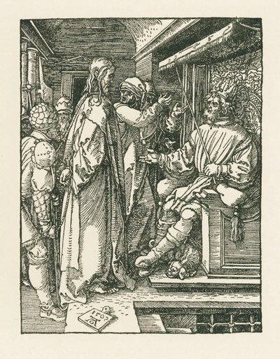 Cristo davanti a Erode da Albrecht Dürer or Duerer