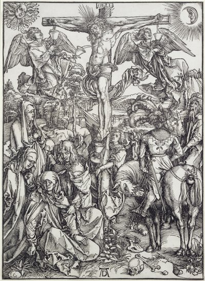 Cristo sulla croce (La Grande Passione) (incisione) da Albrecht Dürer