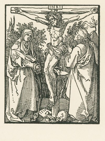 Cristo in croce con la Vergine Maria e San Giovanni da Albrecht Dürer or Duerer