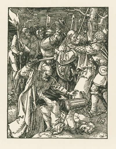 Cristo fatto prigioniero, 1509 circa (xilografia) da Albrecht Dürer or Duerer