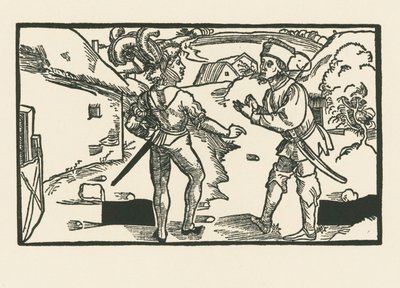 Clinia e Syrus, 1492-93 circa (xilografia) da Albrecht Dürer or Duerer