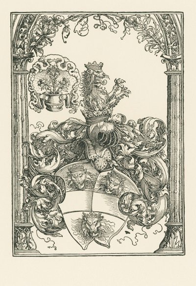 Stemma di Jacob de Bannissis, 1515 circa (xilografia) da Albrecht Dürer or Duerer