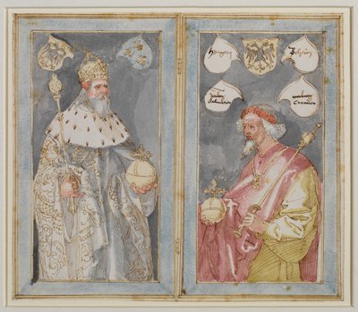 Imperatori Carlo Magno e Sigismondo, circa 1507 - 1510 da Albrecht Dürer
