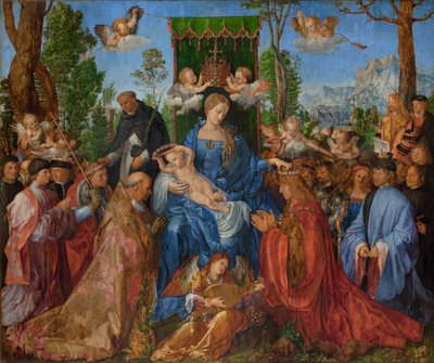 Festa delle Ghirlande di Rose, 1506 da Albrecht Dürer