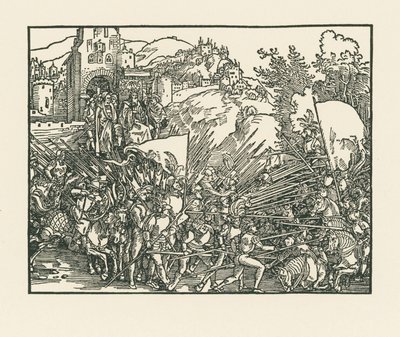 Oloferne combatte contro gli ebrei da Albrecht Dürer or Duerer