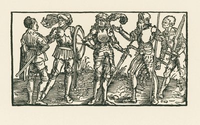 Cavalieri e soldati da Albrecht Dürer or Duerer