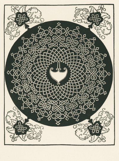 Nodo con centro a forma di cuore e motivo angolare da Albrecht Dürer or Duerer