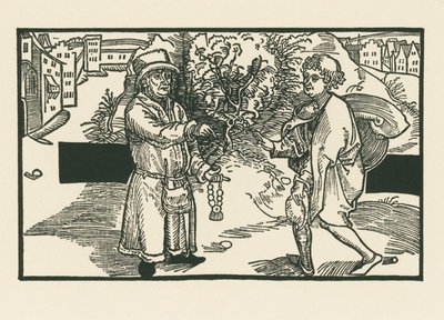 Laches e Parmeno, 1492-93 circa (xilografia) da Albrecht Dürer or Duerer