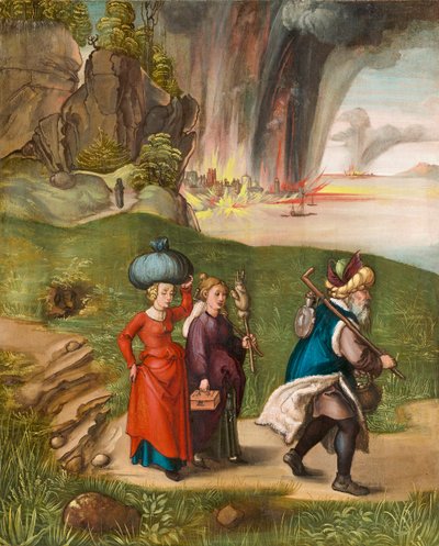 Lot e le sue figlie da Albrecht Dürer