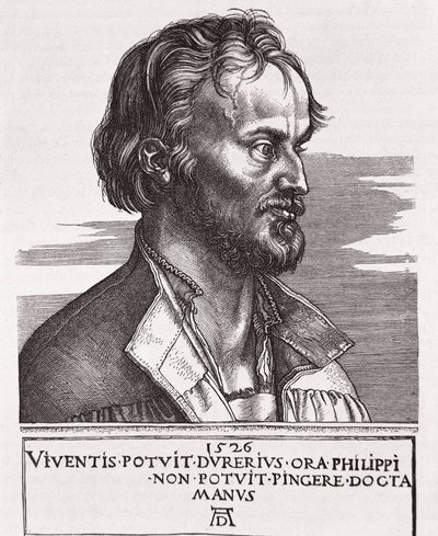 MELANCHTON, Philipp Schwarzerd, detto (1497-1560). Teologo e collaboratore di Lutero da Albrecht Dürer