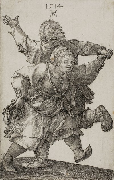 Coppia di contadini che balla da Albrecht Dürer