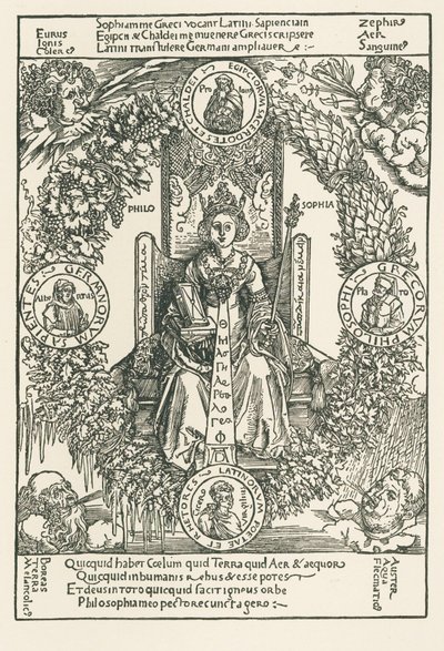 Filosofia da Albrecht Dürer or Duerer