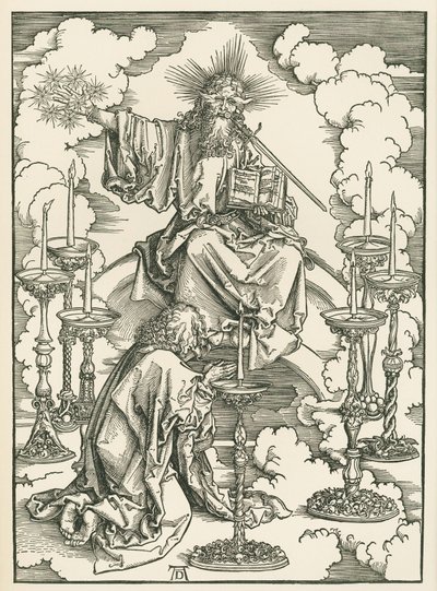 La visione di Cristo e i sette candelabri di San Giovanni. L